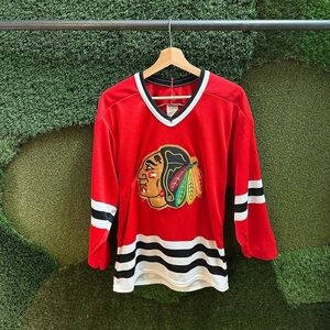 Vintage 1980s NHL CCM Chicago Blackhawks Hockey Jersey